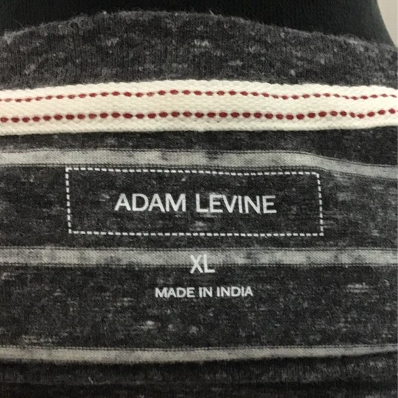 Adam Levine Womens Tee Short Sleeve Size XL Stripes Front issue tag 222 T-shirt - Picture 6 of 9